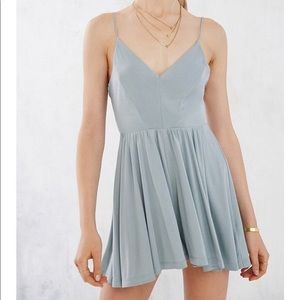 Light Blue/greenish tank top romper